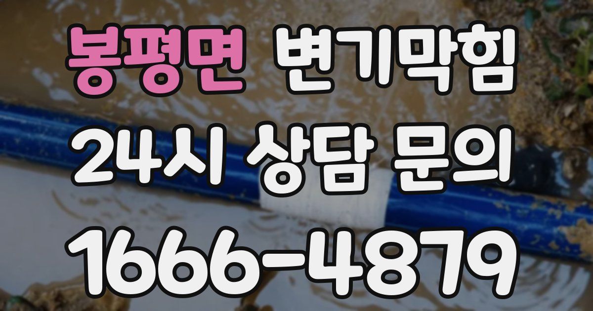봉평면 변기