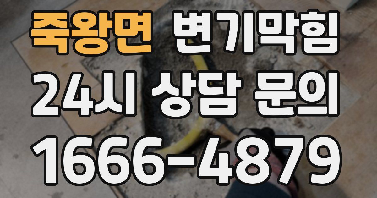 죽왕면 변기