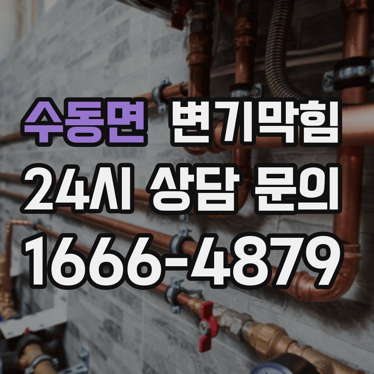 수동면 변기막힘 변기 뚫는 업체 예약 확정 문자 확인