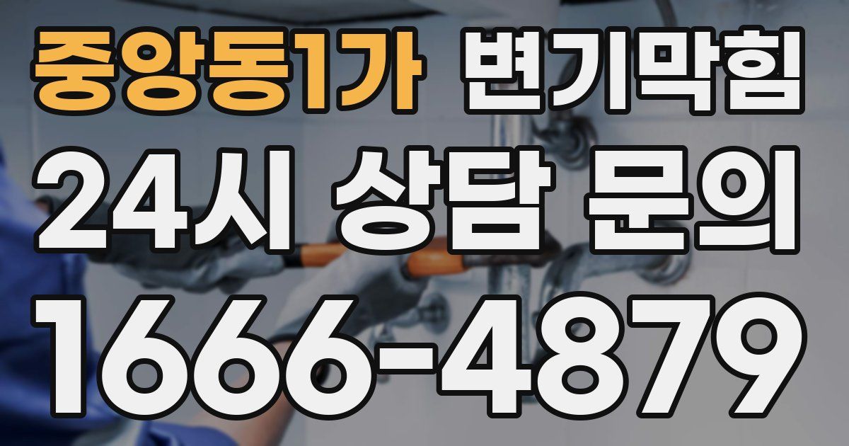 중앙동1가 변기