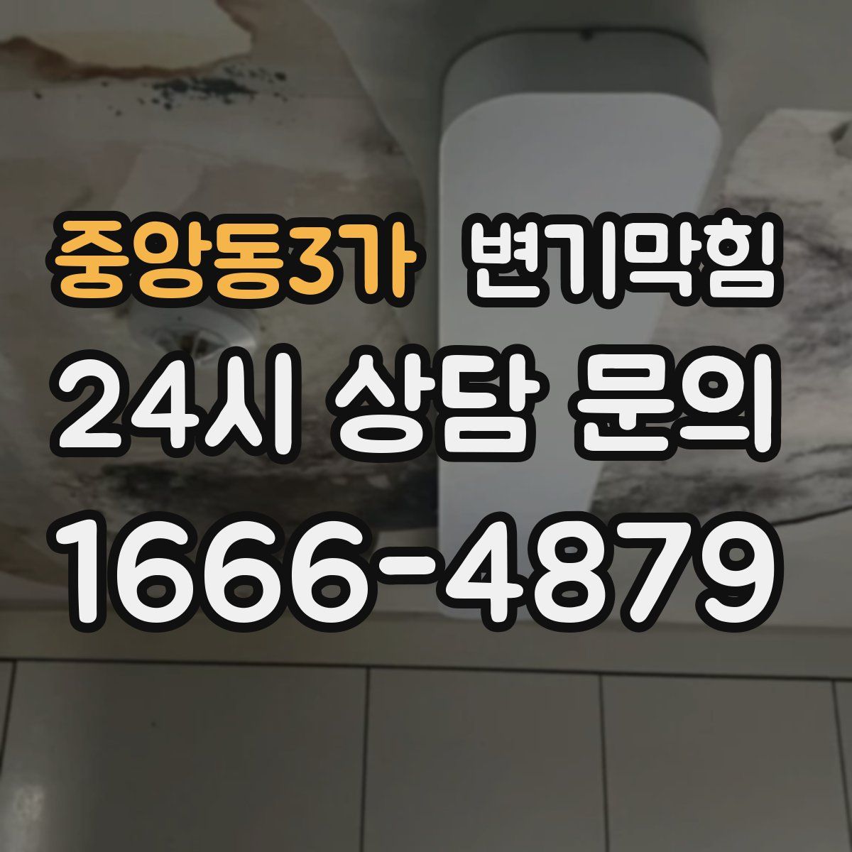 중앙동3가 변기막힘