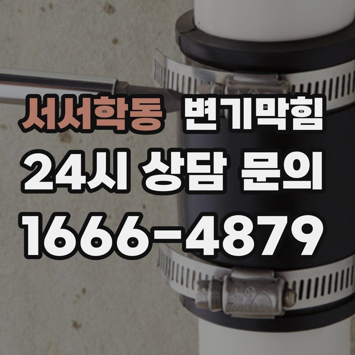 서서학동 변기막힘 카페 변기뚫기 오픈 전 30분 해결기