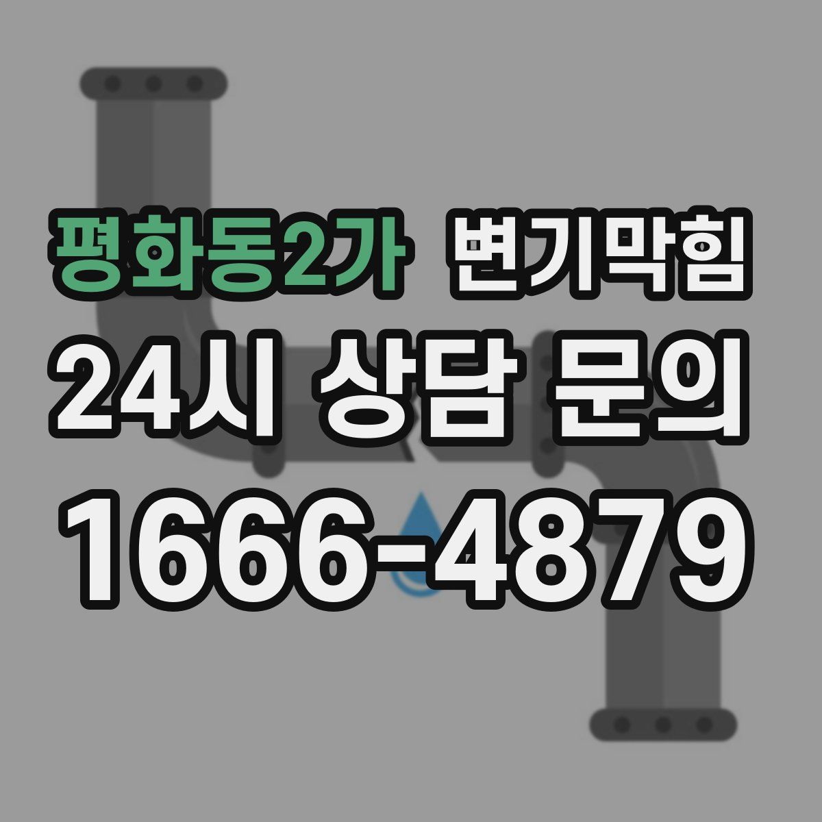 평화동2가 변기막힘