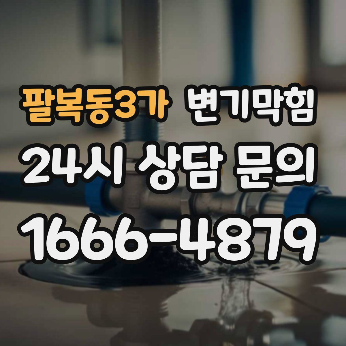 팔복동3가 변기막힘
