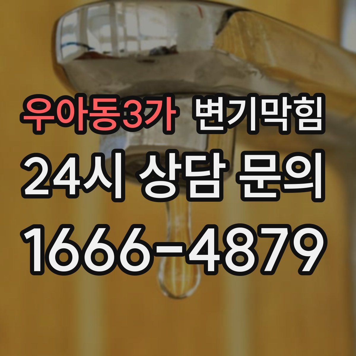 우아동3가 변기막힘