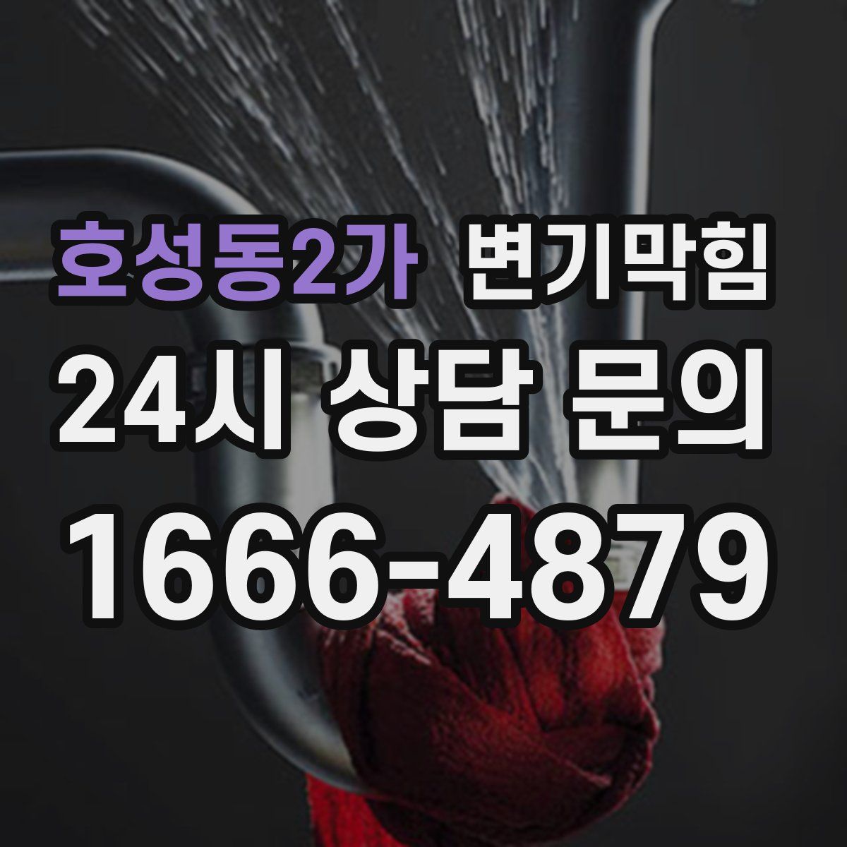 호성동2가 변기막힘