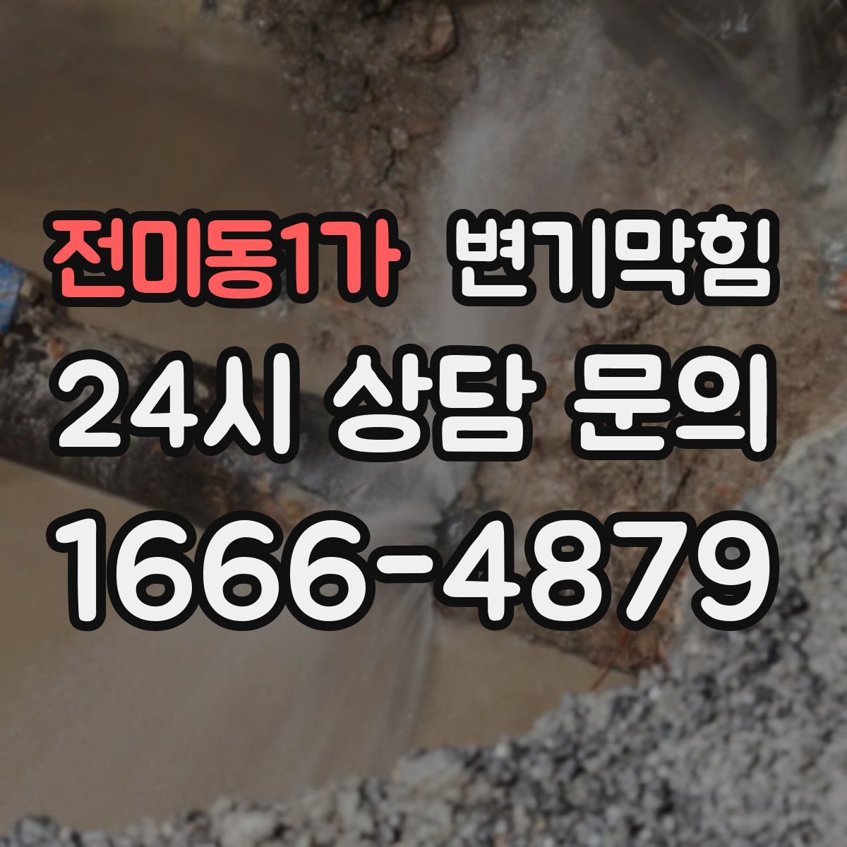 전미동1가 변기막힘