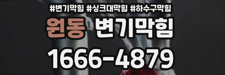 변기막힘