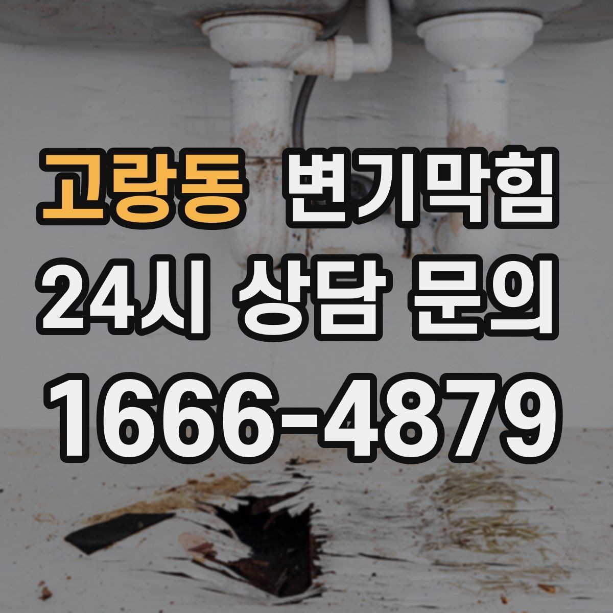 고랑동 변기막힘 빌라 배수구막힘 층간 민원 사전 차단