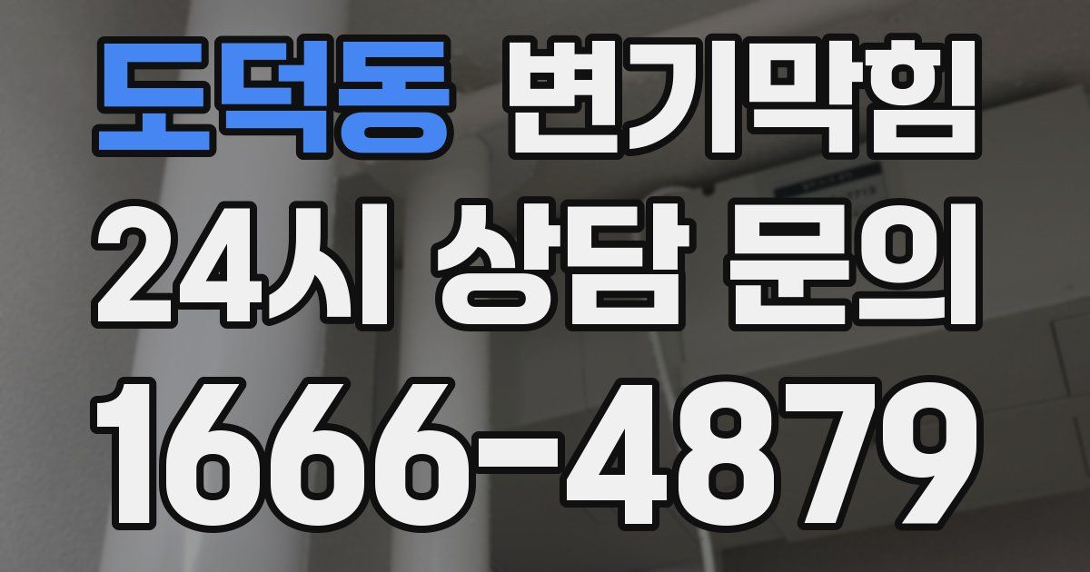 도덕동 변기
