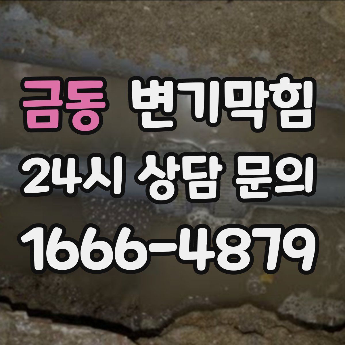 금동 변기막힘