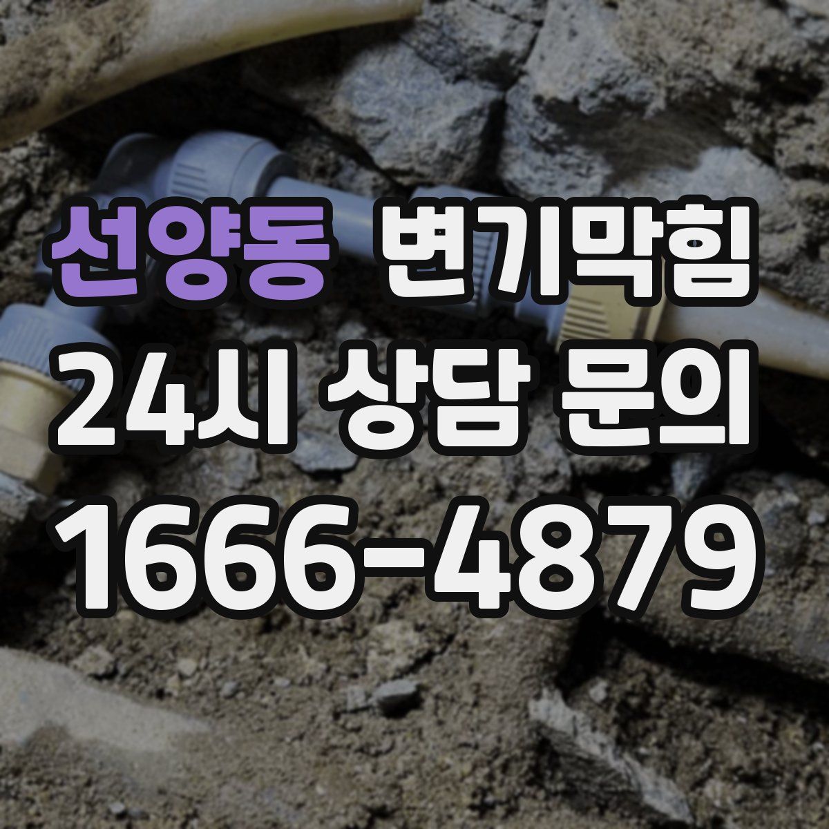 선양동 변기막힘