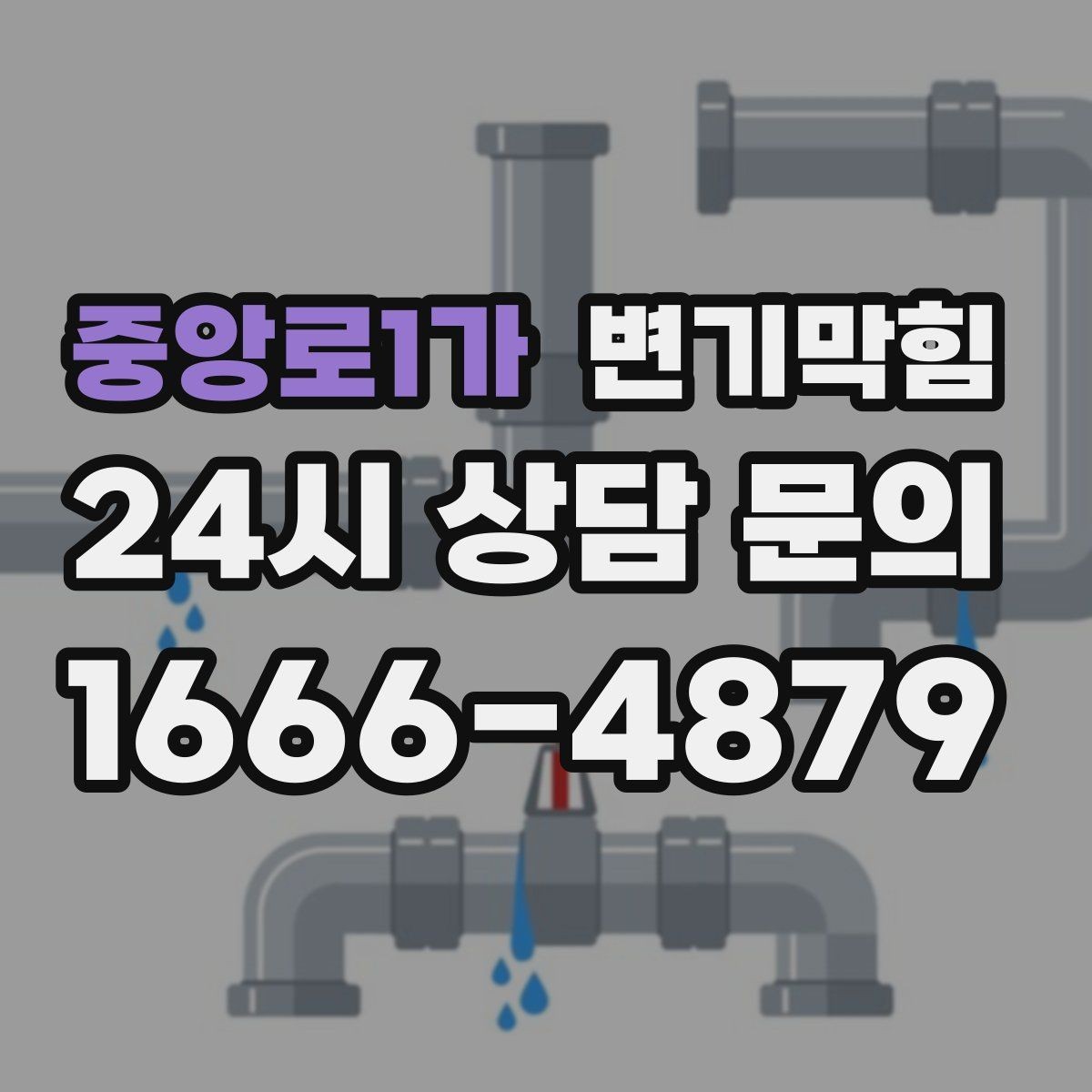 중앙로1가 변기막힘 변기가 막혔을 때 거품·치익 소리 해석
