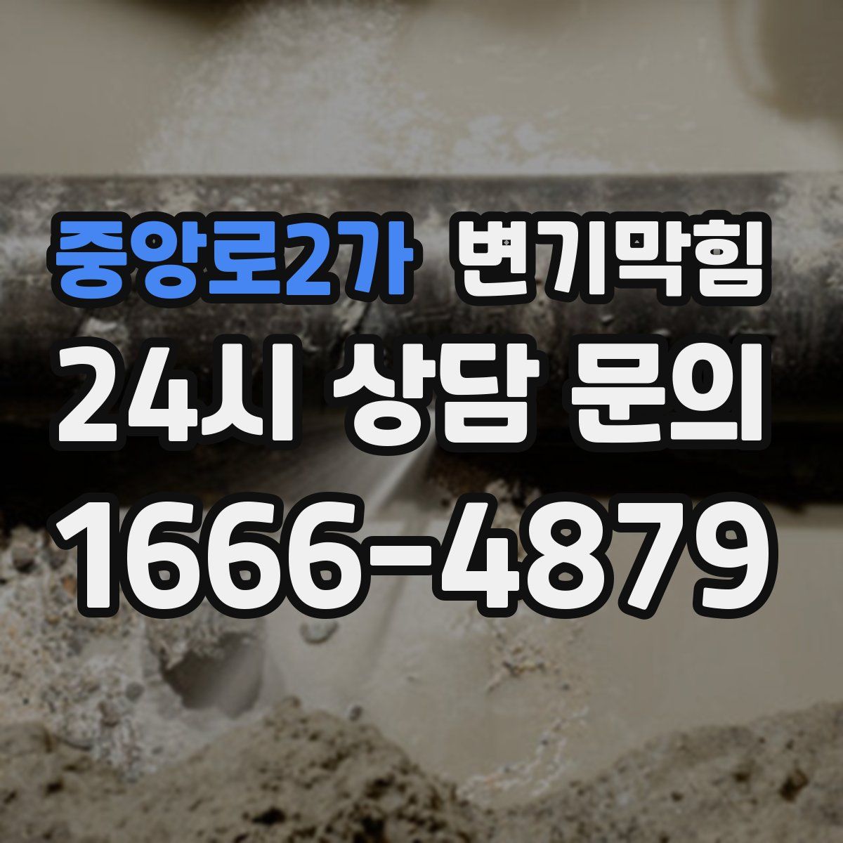 중앙로2가 변기막힘