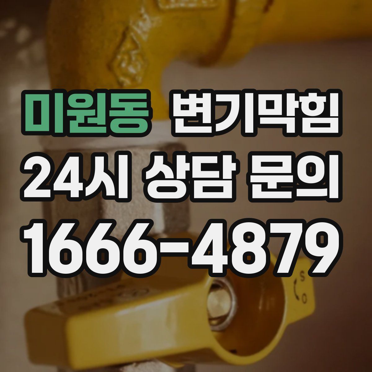 미원동 변기막힘