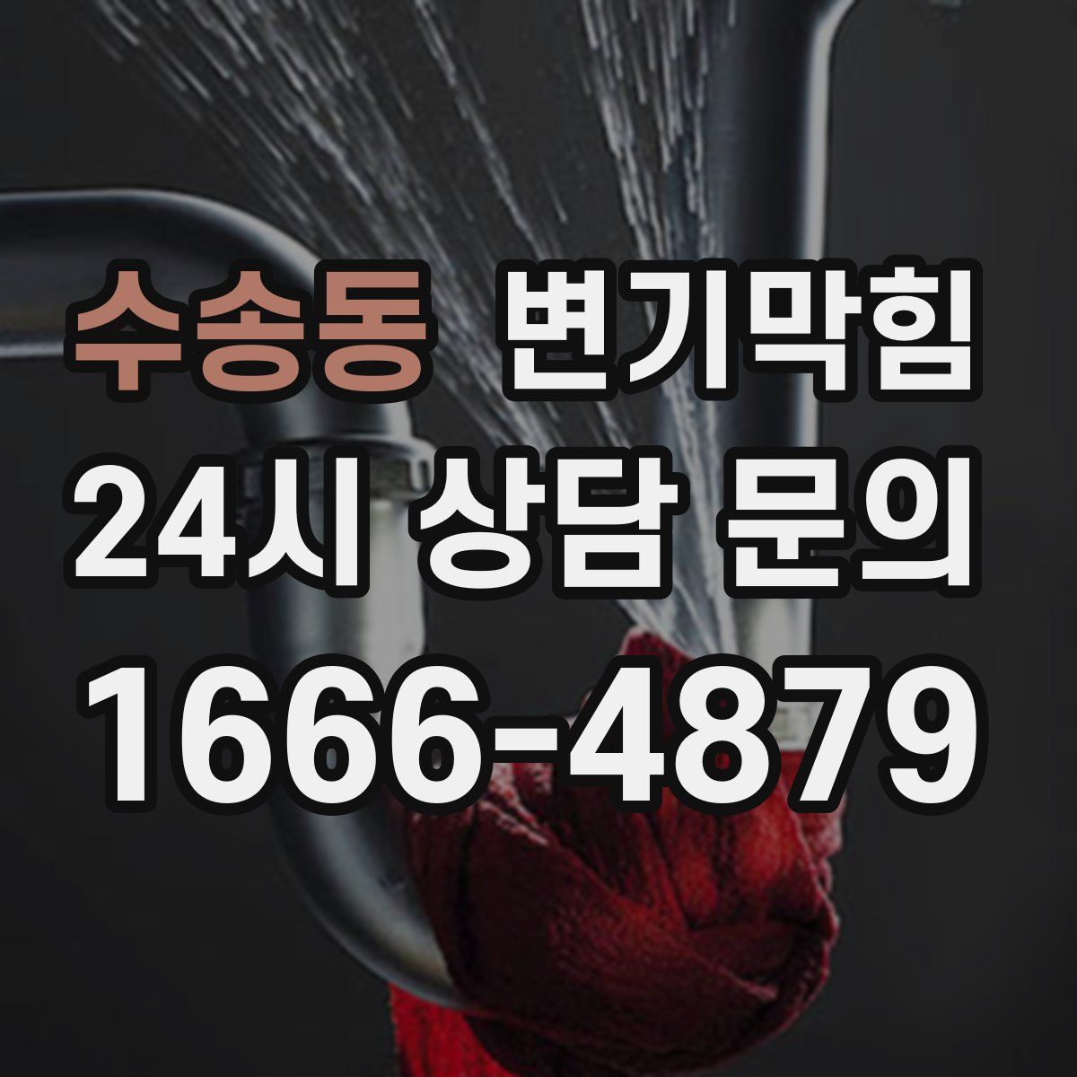 수송동 변기막힘