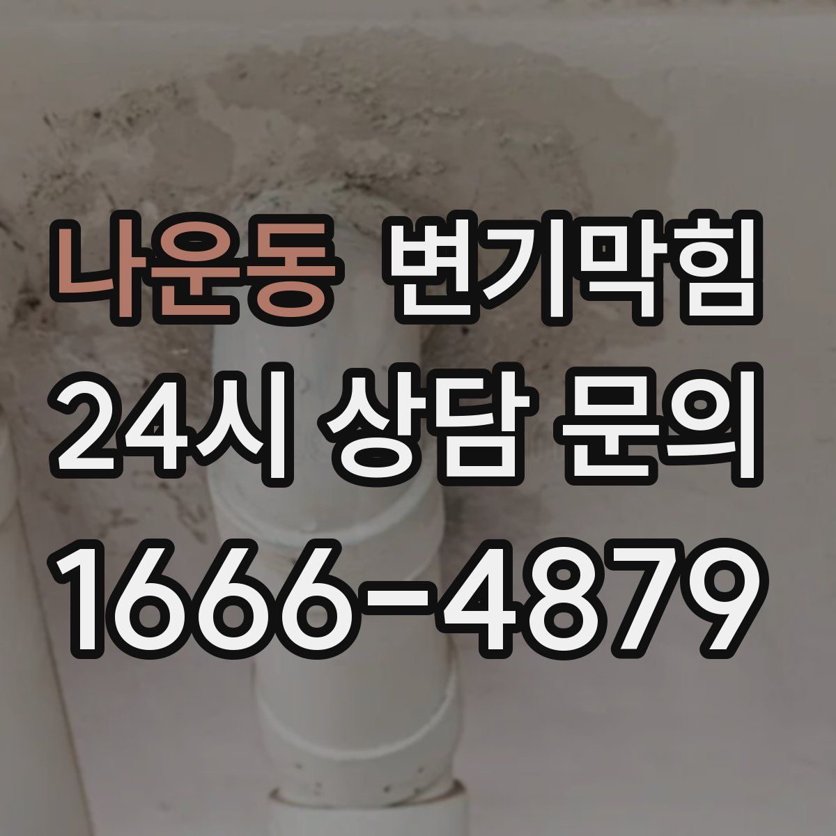 나운동 변기막힘