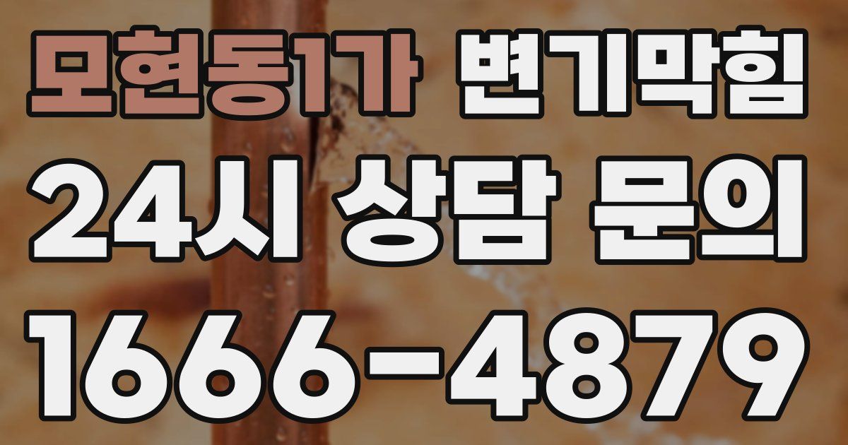 모현동1가 변기