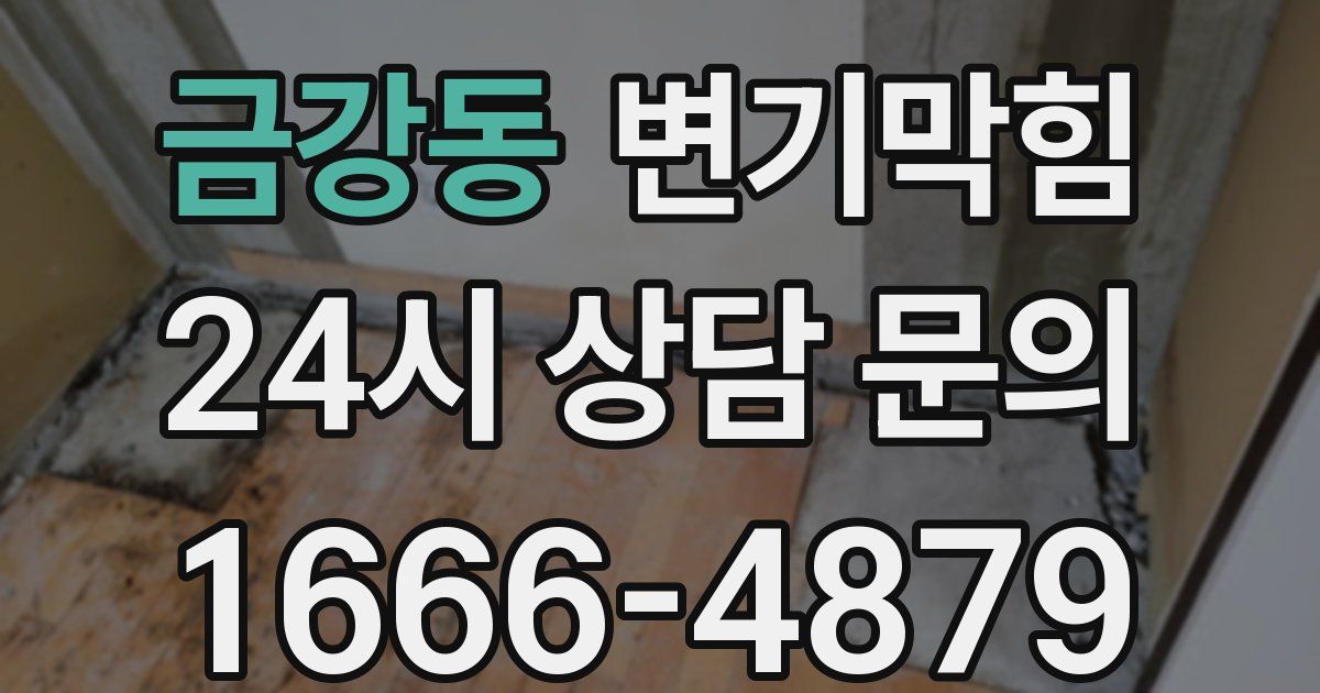 금강동 변기