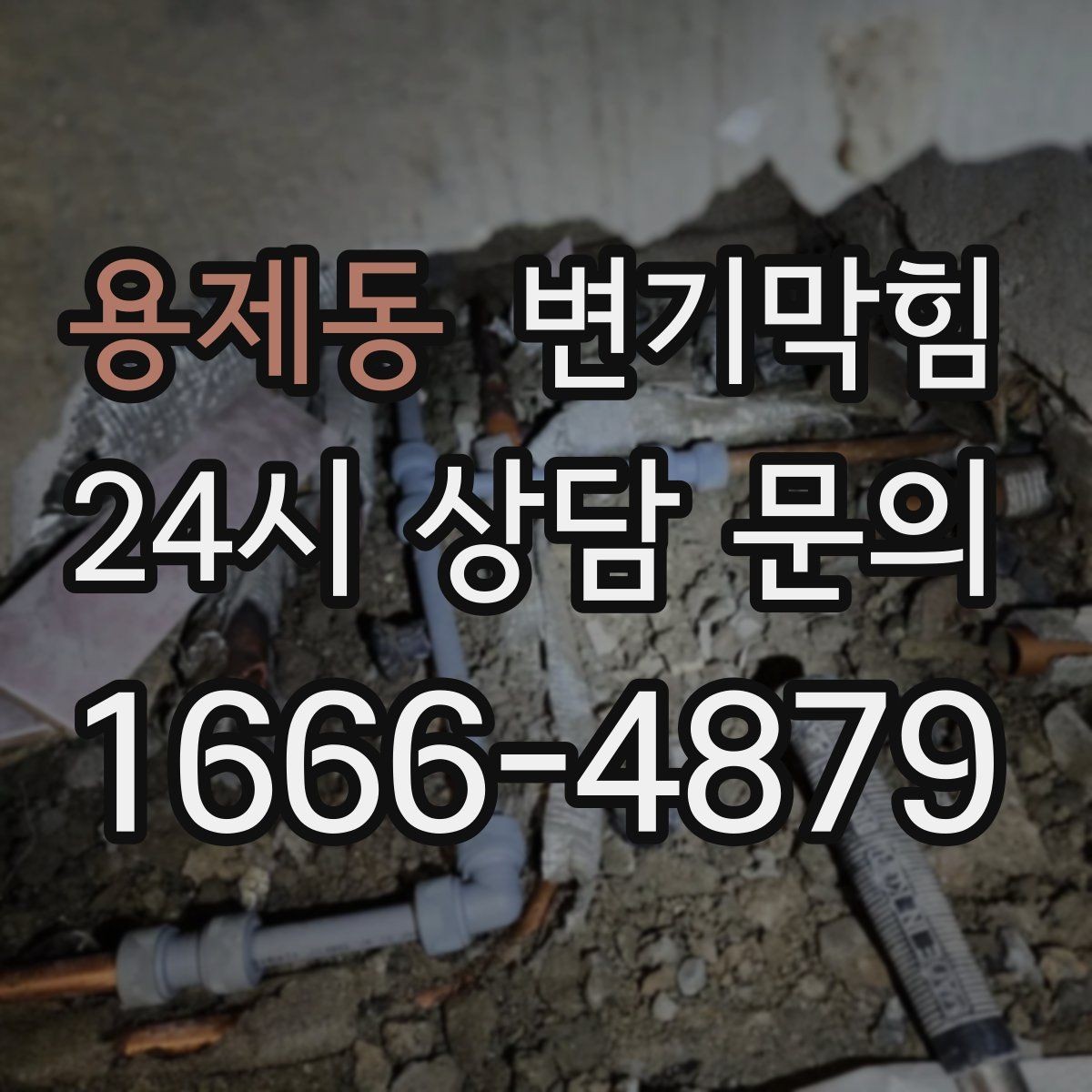 용제동 변기막힘 카페 배수구막힘 오픈 전 1시간 솔루션