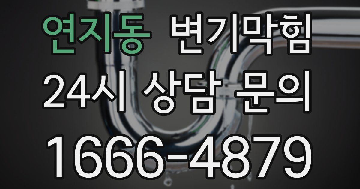 연지동 변기