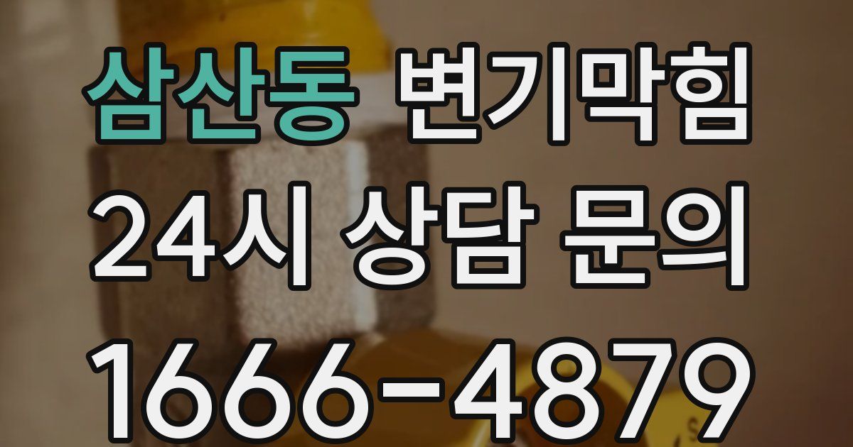 삼산동 변기
