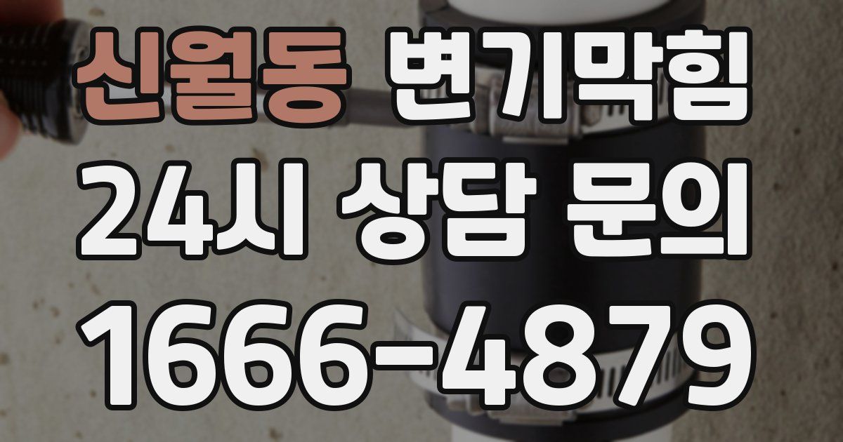 신월동 변기