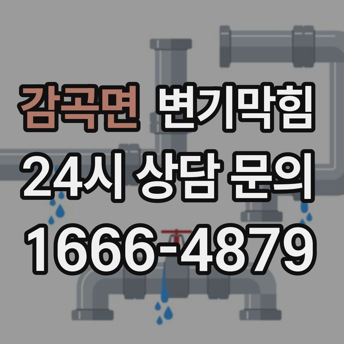 감곡면 변기막힘 사무실 배수구막힘 점심 전 퀵 솔루션
