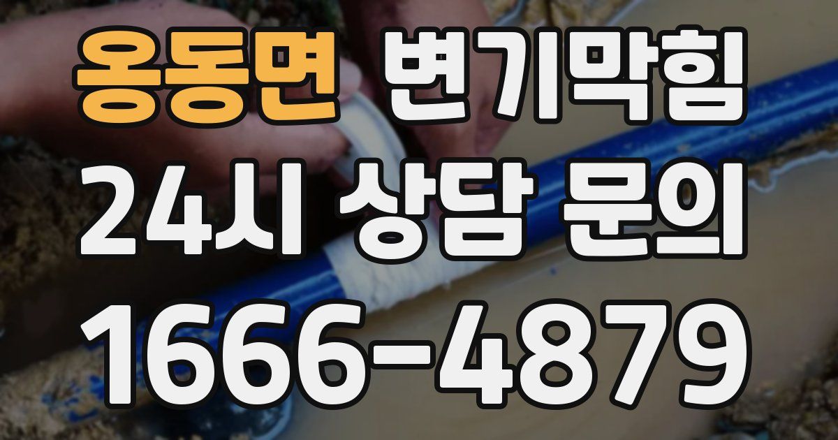 옹동면 변기