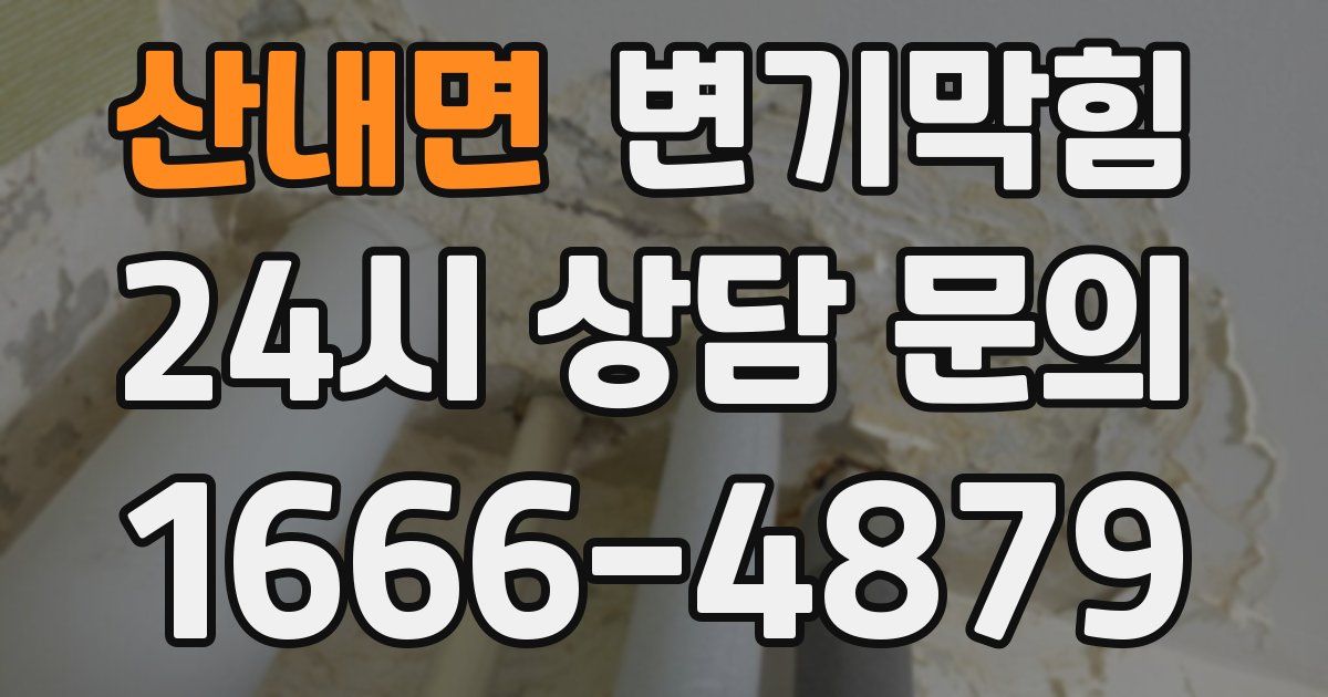 산내면 변기
