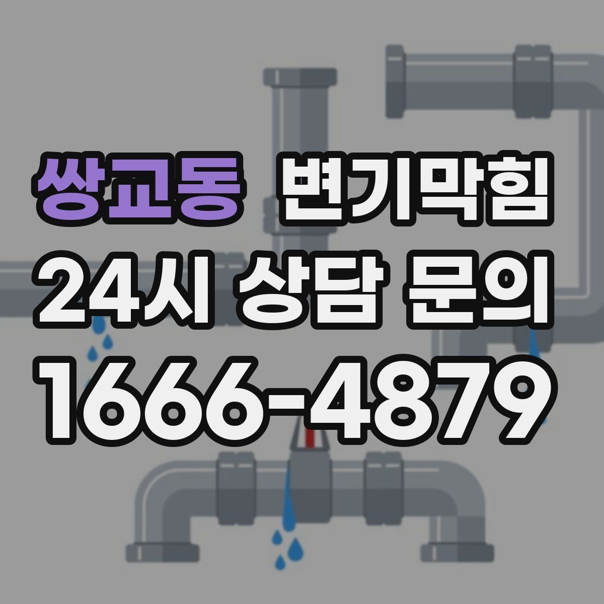 쌍교동 변기막힘 단독 주택 배수구막힘 바닥 실리콘 보강