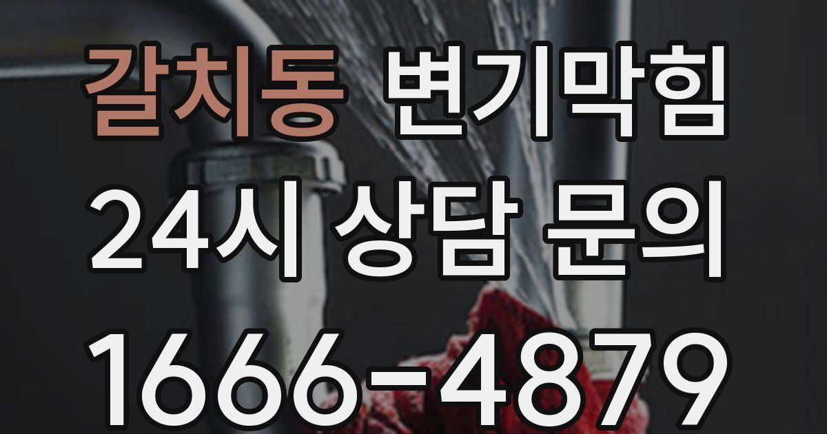 갈치동 변기
