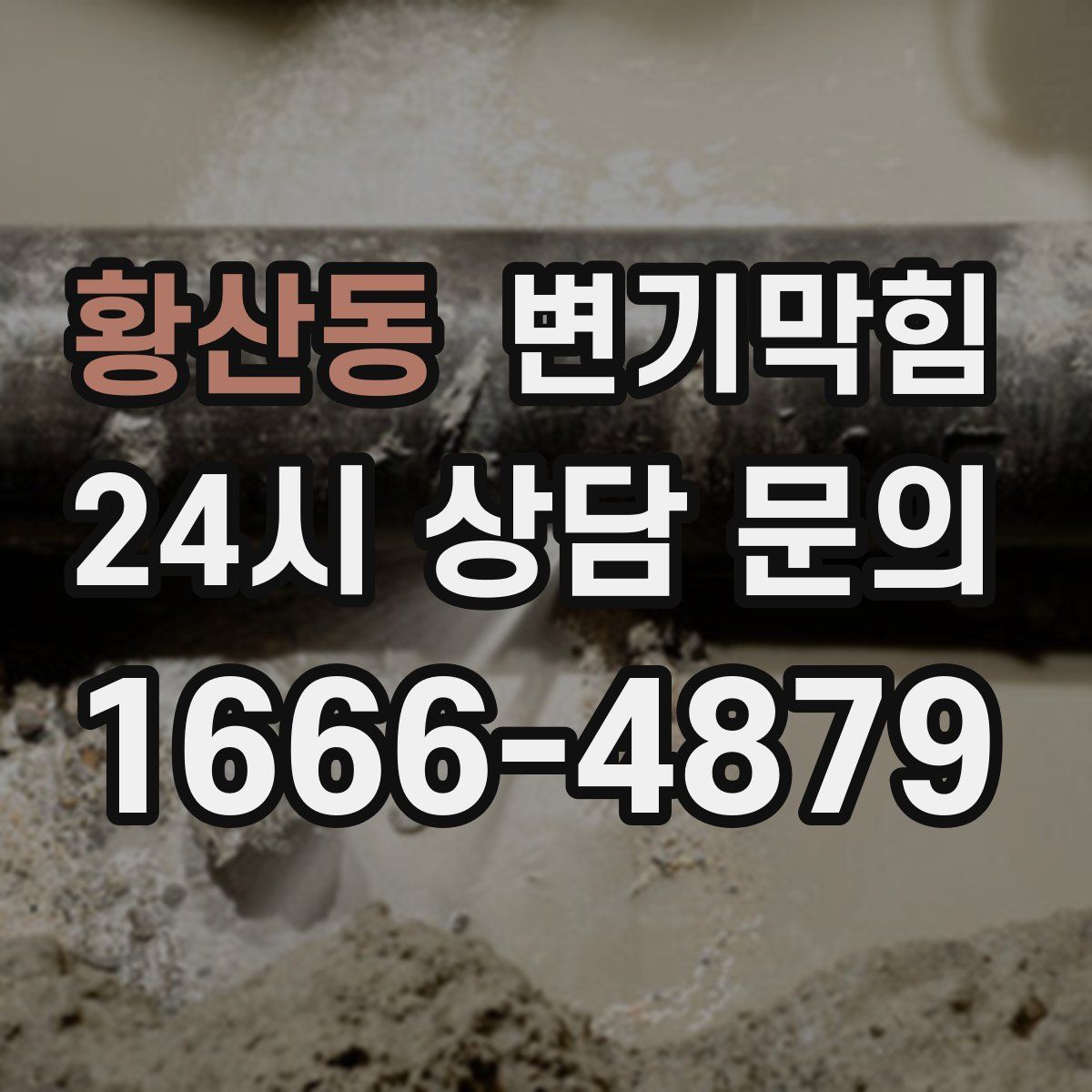 황산동 변기막힘