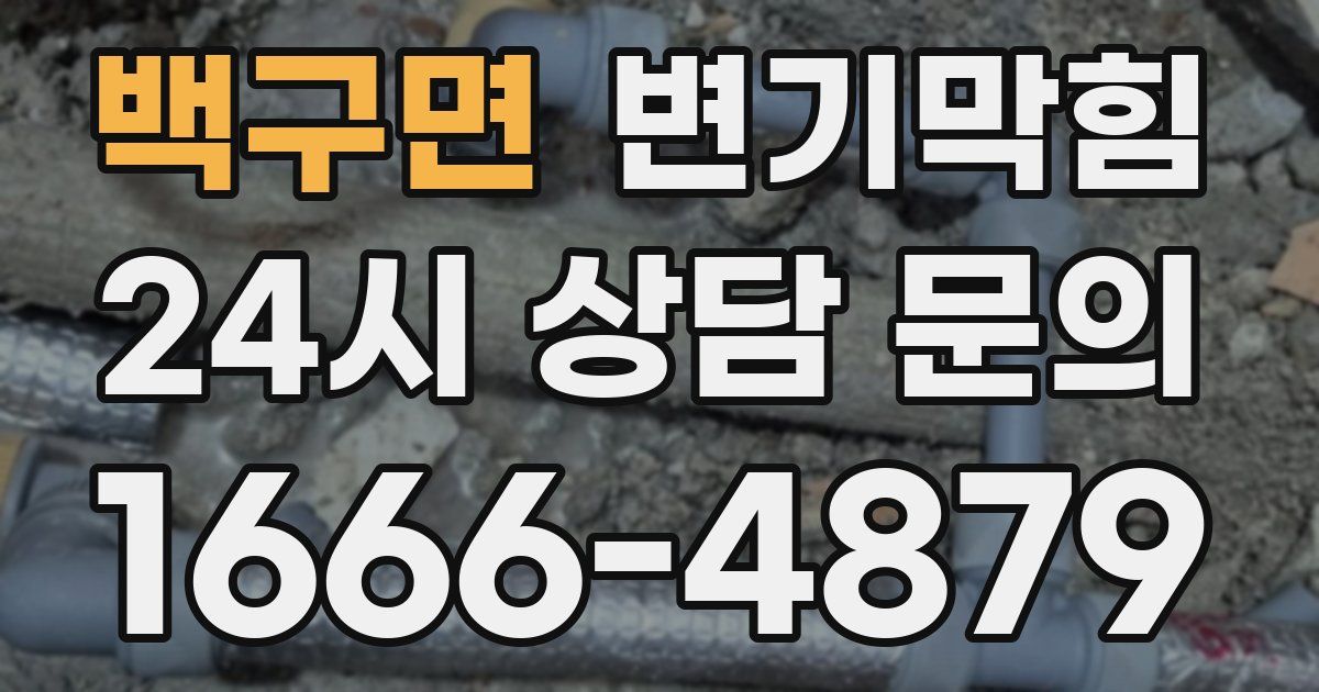 백구면 변기