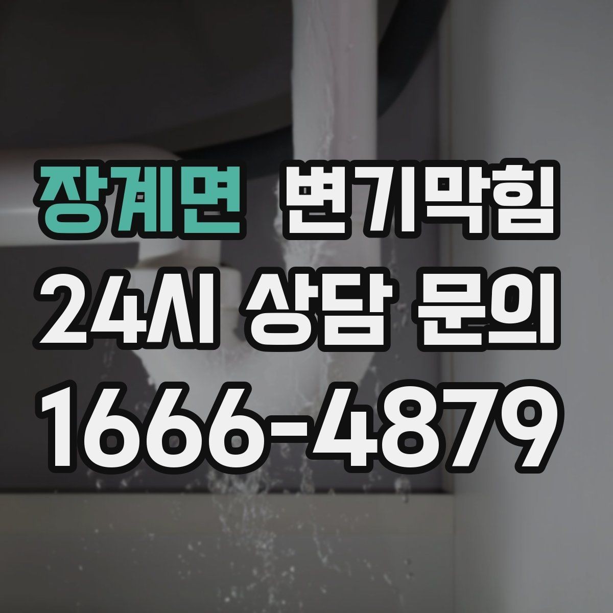장계면 변기막힘 빌라 합류부 동시 세척 일정