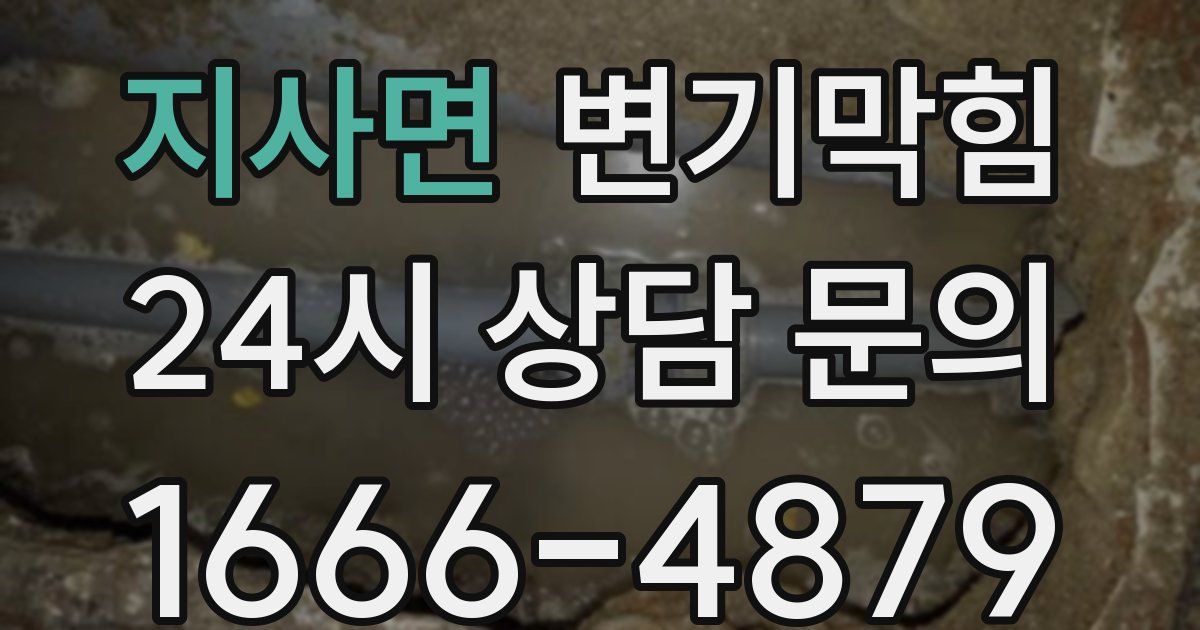 지사면 변기
