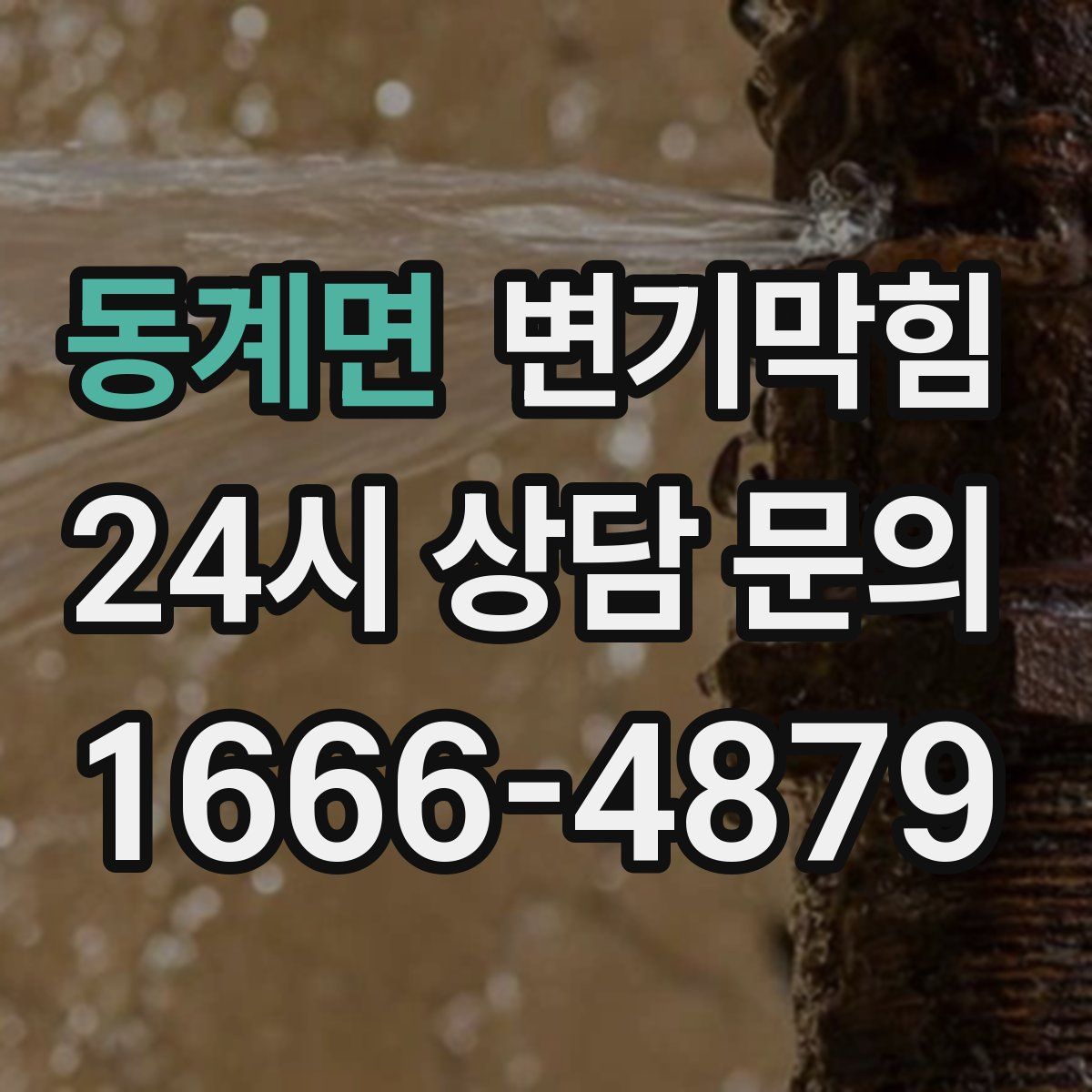 동계면 변기막힘
