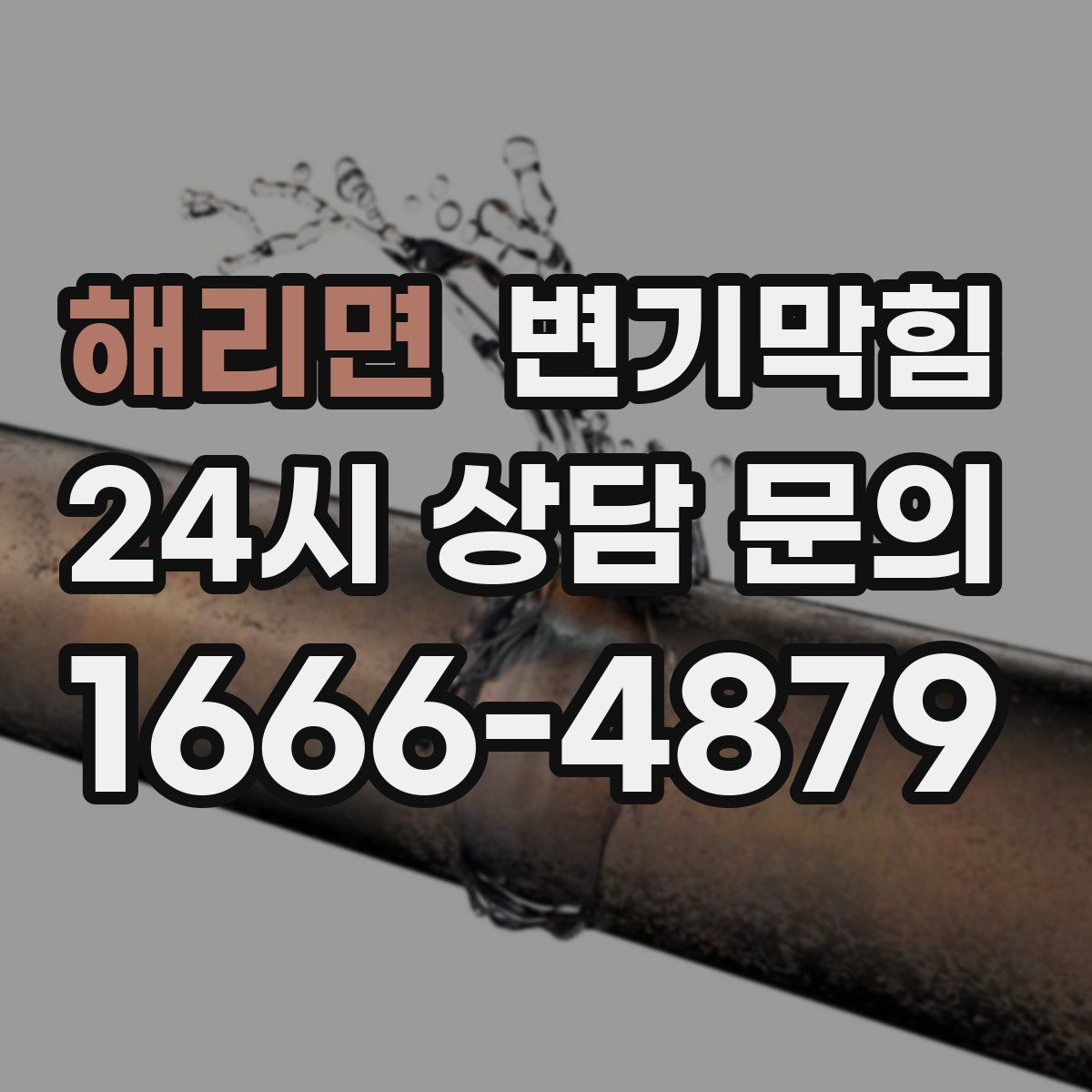해리면 변기막힘