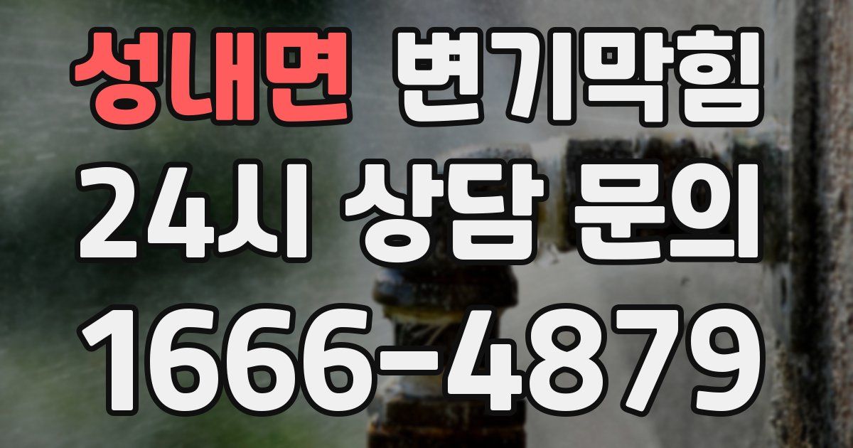 성내면 변기
