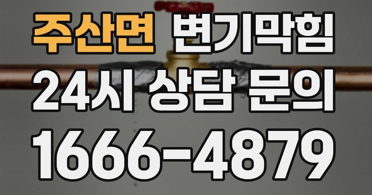 주산면 변기