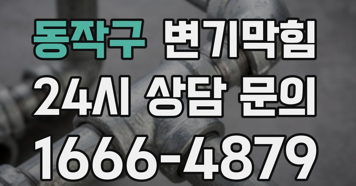 동작구 변기