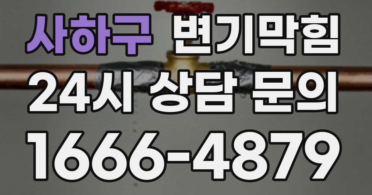 사하구 변기