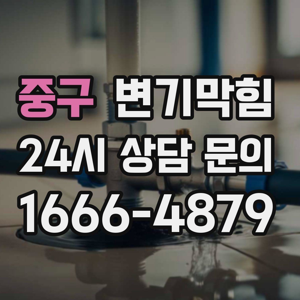 중구 변기막힘 미용실 배수구막힘 헤어 트랩 교체