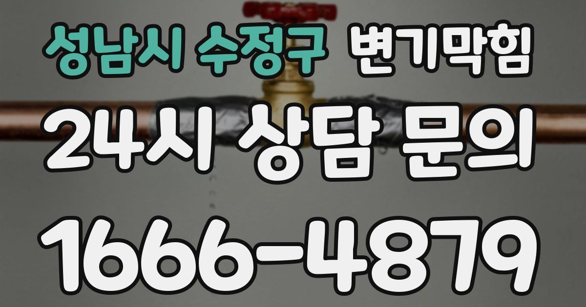 성남시 수정구 변기