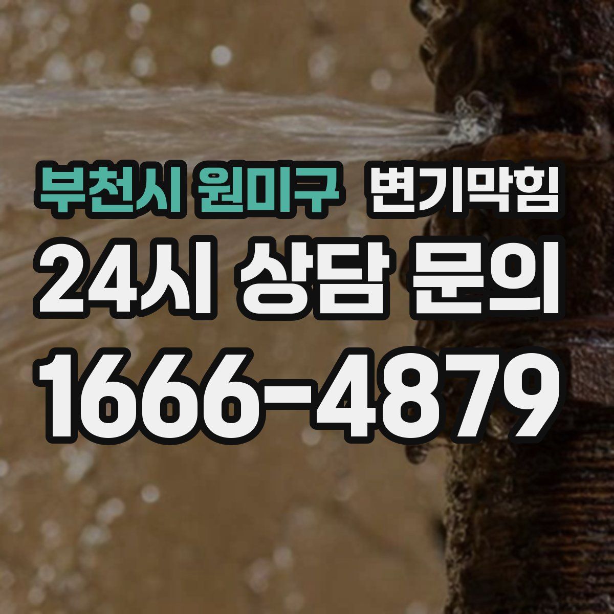 부천시 원미구 변기막힘
