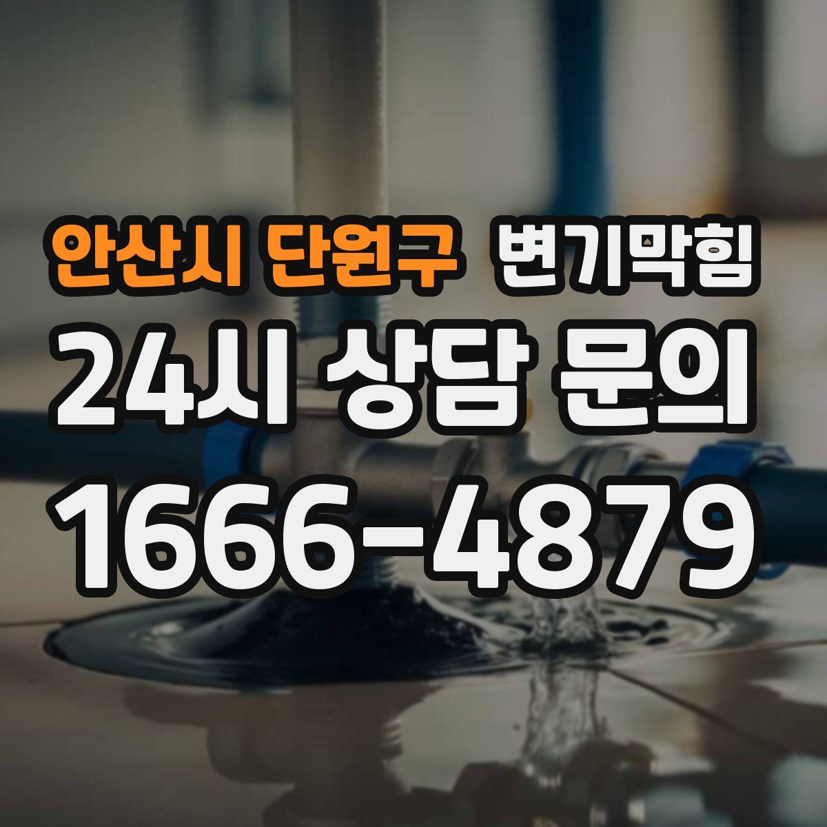 안산시 단원구 변기막힘