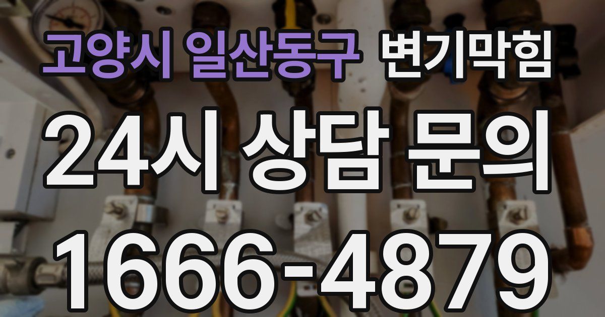 고양시 일산동구 변기