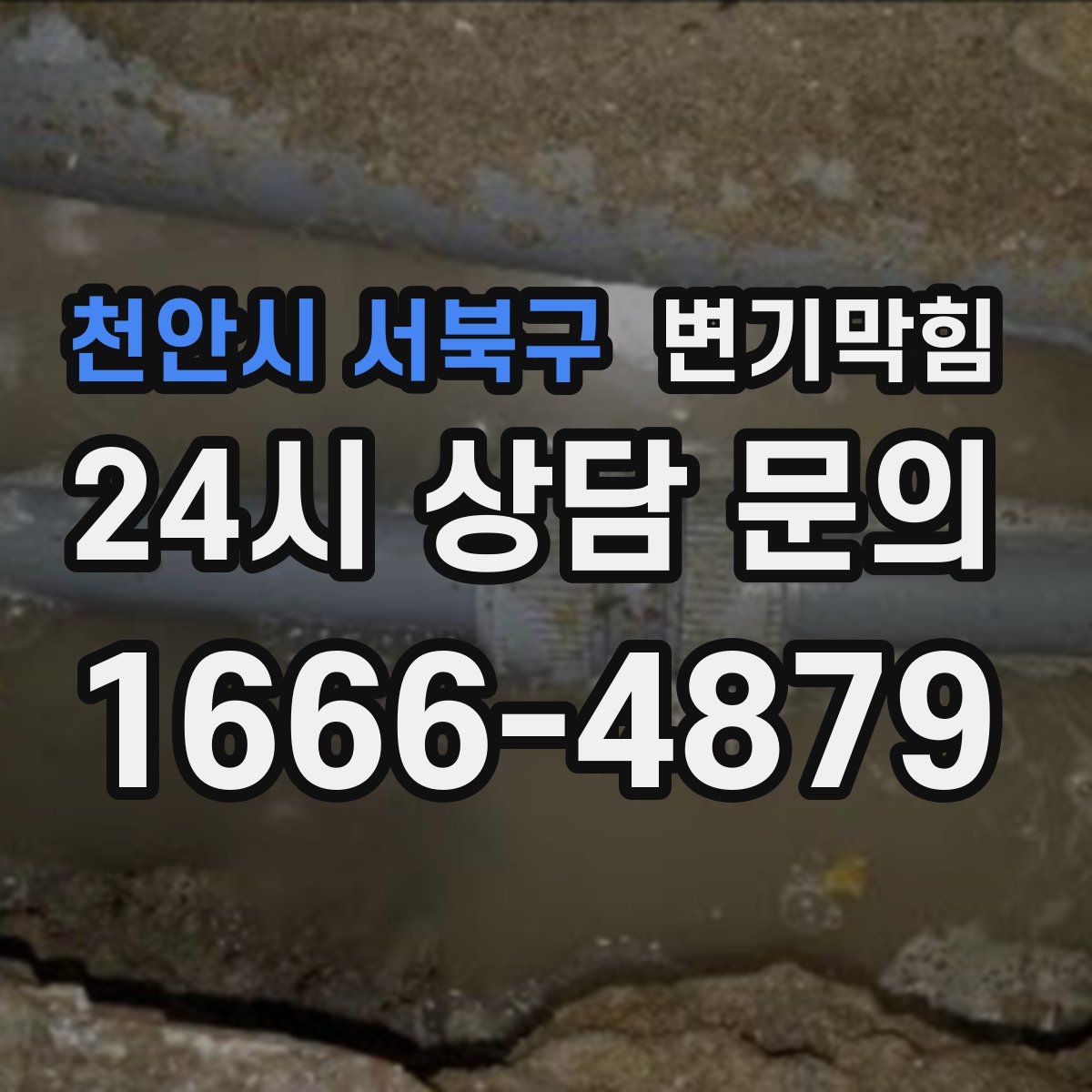 천안시 서북구 변기막힘