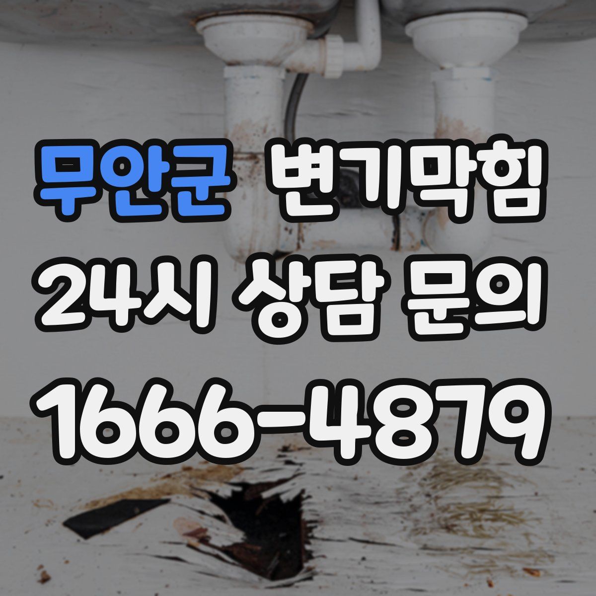 무안군 변기막힘