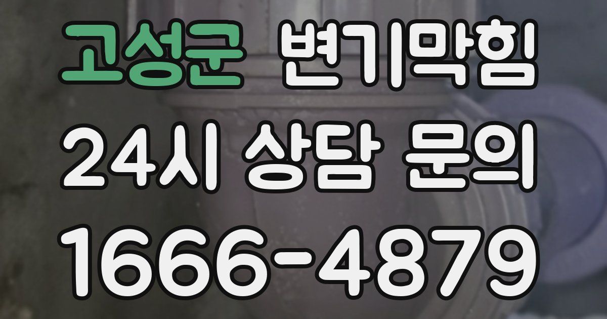 고성군 변기